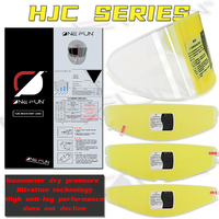 Autocollant anti-buée imperméable pour casque RPHA-1N/HJ35, film anti-buée pour visière intégrale de moto, lentille transparente