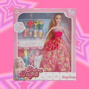 KSF 11-Inch vinil ABS prenses moda bebek 5 + Years-Unisex hediye fikri için bol aksesuarlar ile - Product Image 6