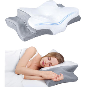 Oreiller en mousse à mémoire de forme en forme de papillon pour sommeil profond, idéal pour hôtels, zéro pression, zéro fatigue, fournitures de thérapie de réadaptation transfrontalières - Product Image 1