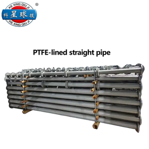 אביזרי צנרת מפלדה יצוקה מצופה PTFE בעל ביצועים גבוהים, צינורות נירוסטה תעשייתיים ישירות מהמפעל - Product Image 1