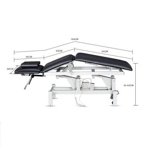 <b>Electric</b> Physical Therapy <b>Table</b> 2 Motor Medical Examination Bed for Clinic - Product Image 3