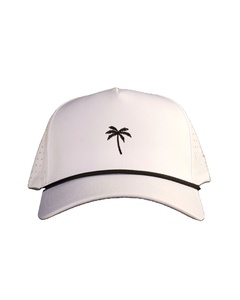 Casquette de golf imperméable en polyester avec motif de cocotier, perforée, style snapback, INJAE VINA, pour hommes - Product Image 2