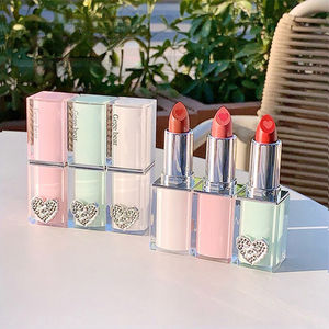 Gege Bear Vegan HALAL Certifié Crème Minérale Mate Hydratante Rouge à Lèvres Sandwich Brillant Effet Miroir Lèvres Pleines Longue Durée - Product Image 5