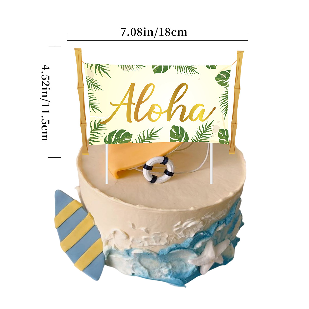 Grand décor de gâteau