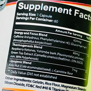 Cápsulas termo quemagrasas OEM con cafeína, quemagrasas y soporte energético para mujeres, tipo de suplemento herbal de fitness - Product Image 2