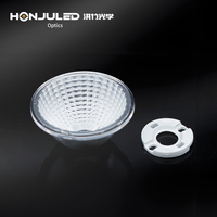 Lentille optique plano-convexe personnalisée HONJULED HZ-48-H20 pour équipement médical, lampes chirurgicales LED COB, indice de protection IP65, transmission de 90%+