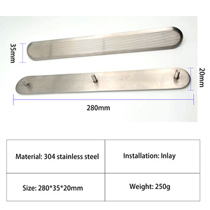 Bán Hàng 304/316 thép không gỉ theo dõi hướng dẫn dải chống trượt Dải dừng rào cản miễn phí cơ sở mù xúc giác gạch dải - Product Image 2