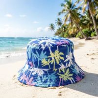 Casquette de pêcheur en jean tie-dye à bord large avec design personnalisé, protection UV, pour sports, plage, loisirs, voyages, pêche, adultes