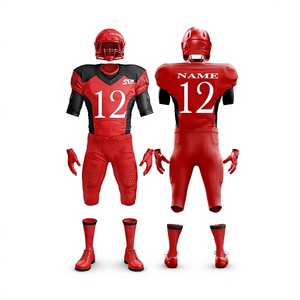Maglia Personalizzata da Football Americano a Maniche Corte con Stampa Digitale e Numeri di Squadra per Competizioni e Allenamenti - Product Image 1