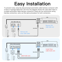 Mise à niveau du module filaire Carplay Android Auto Box compatible avec le système Mazda Connect MZD Connect
