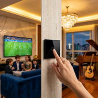 CNSKOU wifi interrupteur de synchronisation intelligent mi autogate module de relais 433mhz app Alexa maison bricolage Smart Wall Touch wifi bord interrupteurs de lumière