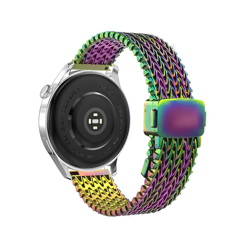 Boucle magnétique en acier en forme d'épi de blé coloré Hw