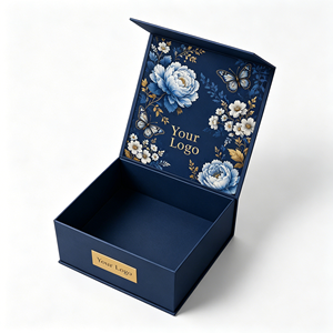 Luxury Magnetic Closure Cardboard Collapsible Rigid <b>Box</b> for High-end Jewelry Cosmetic <b>Gift</b> Packaging with Custom Logo - Product Image 6