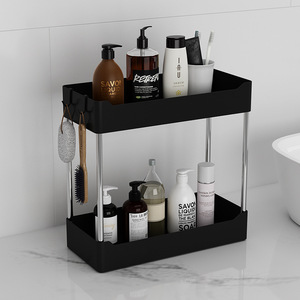 Étagère de rangement pour salle de bain, 3 niveaux, autoportante, organisateur d'angle pour évier, comptoir, résistante à l'humidité, multi-usages - Product Image 3