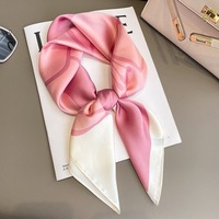 Bandana en soie personnalisé avec logo, respirant, pour l'été, couvre-chef, bandana personnalisé pour le lieu de travail, accessoire de mariage