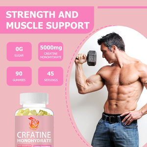 Best Selling Lemon Flavor Muscle Growth Boost Strength Gummies 5000mg Sugar Free <b>Creatine</b> Monohydrate Gummie Candy - Product Image 3