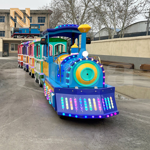<span class=keywords><strong>Train</strong></span> sans rail électrique Nova Rides pour usage commercial touristique, modèle 24 places pour enfants, équipement de <span class=keywords><strong>train</strong></span> de balade de type carnaval - Product Image 2