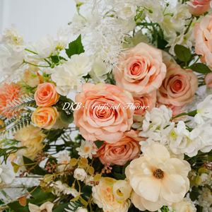 Vendita calda matrimonio fiori archi arche de toile de fond florale pour mariage finto arco floreale - Product Image 4