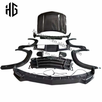 Kit de carrosserie LD Style pour Cadillac Escalade Carbon Fiber Front Lip Rear Diffuser Spoiler Hood Grill Wide Body Kit