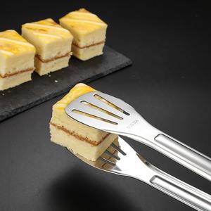 304 Stainless Steel <strong>BBQ</strong> Tool Kitchen <strong>Tongs</strong> Cooking <strong>Tongs</strong> Barbecue <strong>Tongs</strong> Metal Food Tools Minimum Order 10 Pcs - Product Image 2