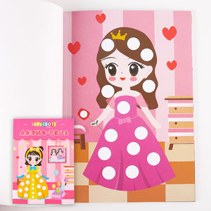 Oem Kids 3-6 Leeftijden Verlichting Graffiti Tekening Papier Boek Kunst Levert Vroege Educatie Schilderij Verhalenboek Kleurboeken - Product Image 4