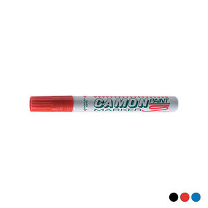 Marcador de pintura Camon con tinta negra permanente para escribir y marcar superficies - Product Image 2