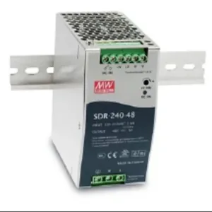 Modelo de riel DIN industrial de salida única de 480W de alta calidad con fuente de alimentación PFC SDR-480-24