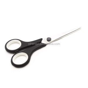 6.5 인치 스테인레스 스틸 학교/사무실 가위 플라스틱 손잡이 왼손 가정 자수 DIY 도구 세트 공예 가위 - Product Image 5