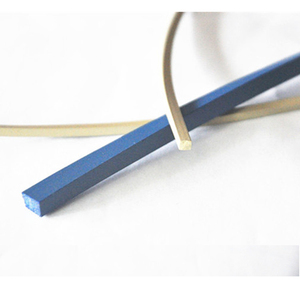Selang karet silikon ekstrusi warna-warni berongga D dan bentuk O Strip silikon kustom EMI konduktif - Product Image 6