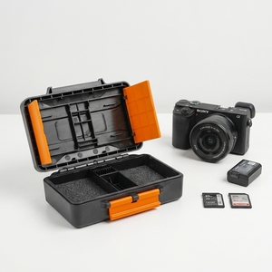 Boîtier de rangement protecteur en ABS étanche et antichoc, personnalisé par l'usine OEM, pour batteries d'appareil photo, cartes SD/MS, CF/<span class=keywords><strong>XQD</strong></span>, TF/M2 - Product Image 1