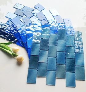 Mosaïque de verre à jet d'encre piscine carreaux de mosaïque piscine et zone humide <span class=keywords><strong>douche</strong></span> Surround Base et murs Villa - Product Image 5