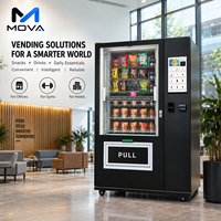Distributeur automatique intelligent MOVA pour snacks et boissons, idéal pour articles fragiles, hôpitaux, bureaux, vente en gros