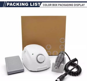 Taladro de Uñas Portátil de 80W de Alta Potencia con Motor de Escobillas, 45000 RPM, Herramienta Profesional para Manicura y Pulido en Laboratorios Dentales - Product Image 5