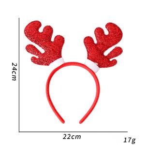 Suministros para Fiesta Diademas de Navidad de Papá Noel, Árbol y Alce, Adornos para la Cabeza con Formas Creativas para Año Nuevo, Artículos Populares Ahora - Product Image 5