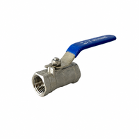 Vanne à boisseau sphérique monobloc manuelle pour applications eau, gaz, huile OEM