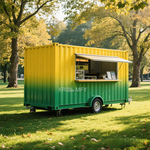 Nouvelle remorque de cuisine mobile contemporaine de haute qualité, restaurant sur roues, conteneur maritime de 20 pieds, bar robuste et durable - Product Image 3