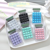 Mini calculatrice couleur bonbon, mignonne, silencieuse, portable, à piles bouton, 8 chiffres, design élégant, calculatrice de poche pour étudiant