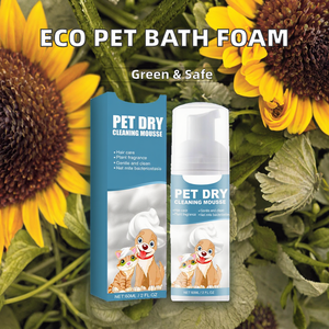 Espuma de Lavado en Seco para Mascotas, Champú sin Enjuague, Fórmula Espumosa para Perros y Gatos, Ingredientes Naturales, Limpieza Profunda, Seguro para Mascotas - Product Image 6