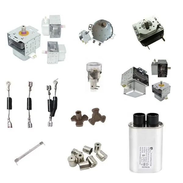 Microwave oven spare parts Transformer , Motor , Magnetron , Diode with Terminals , High Voltage Capacitor , Bulb for sales