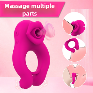 Produttore vendite dirette impermeabile silenzioso Design unico clitoride stimolazione di aspirazione vibratore di massaggio per le coppie che flirtano - Product Image 3