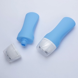 Bouteille en plastique vide de 50 ml à bille roulante, facile à tenir, avec tête de massage, pour crème contour des yeux et soins de la peau, impression sérigraphique médicale, vente en gros - Product Image 6