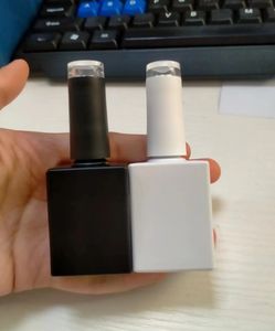 Flacon vide en verre pour vernis à ongles en gel avec logo personnalisé, 15 ml, grande capacité, pulvérisateur cosmétique électroplaqué - Product Image 1