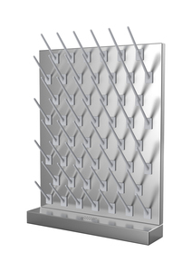 Soporte de goteo personalizable para laboratorio, tendedero de un solo lado doble, ganchos de tablero de clavijas de laboratorio para cristalería - Product Image 5