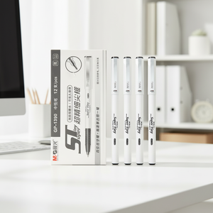 <span class=keywords><strong>M</strong></span> & G Koleksi Vintage Pena Gel Klip Logam Super Halus Ujung Super Kecil 0.5Mm Hitam Biru - Product Image 3