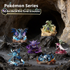 Figura oficial de Pokémon en caja sorpresa, serie All-Out Battle, pieza de exhibición, Mega Charizard X, Gengar, juguete de moda para regalo - Product Image 3