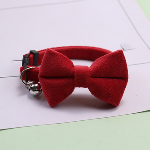 <span class=keywords><strong>Collar</strong></span> de gato con Lazo de terciopelo, <span class=keywords><strong>collar</strong></span> de gato con hebilla de seguridad, suministros para mascotas, campana, <span class=keywords><strong>collar</strong></span> antiasfixia, decoración al por mayor - Product Image 6