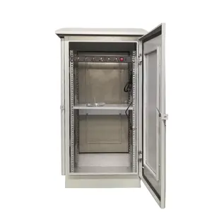 OEM 12U 18U 24U 32U 40U 42U 19inch Waterproof Enclosure Outdoor Telecom Cabinet with Air Conditioner