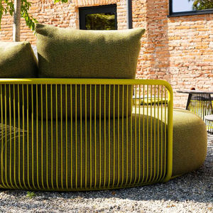 Chaises longues d'extérieur Meubles au bord de la piscine Lit de repos en aluminium Meubles de patio Chaise longue en corde Lit de salon en métal Mobilier d'extérieur Lit de bronzage - Product Image 3