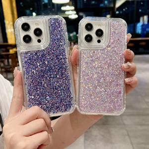 Grand compte-gouttes à paillettes colle coque de téléphone pour <span class=keywords><strong>Moto</strong></span> G10/20/30 Amérique du Sud Offres Spéciales <span class=keywords><strong>3</strong></span> en 1 housse de téléphone pour Samsung S25 Edge - Product Image 1