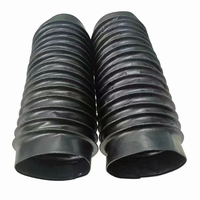 Bouclier de protection en nylon flexible anti-poussière couvercle de soufflet de tige de cylindre pour bouclier d'orgue de tour CNC